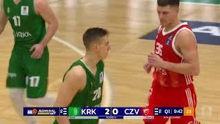 AdmiralBet ABA League 2024/25 highlights, Round 14: Krka - Crvena zvezda Meridianbet (29.12.2024)