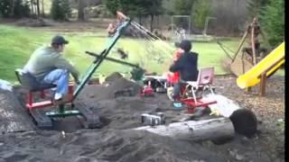 Cable excavator for children