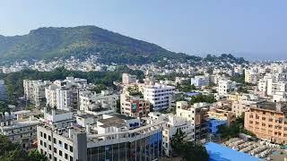 Vijayawada city top view