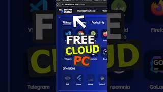 Free No Money Needed - Made in India Cloud PC  Loot Lo #tech #shorts #reels