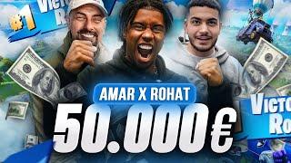 50.000€ FORTNITE CUP!  EARNINGS im AMAR X ROHAT CUP MITGENOMMEN!!! 