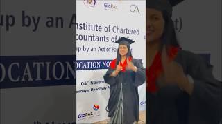 Finally got Convocated | CA Degree ️Let’s together go to my Convocation