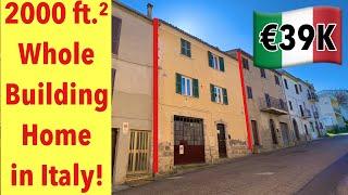 Huge Home in San Michele, Italy! Garden, Back Terrace, Garage and 2000 ft.²! €39K!  ️