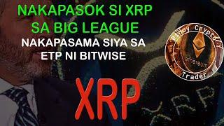 Pumasok na si XRP sa Big League - Nakasama siya sa ETP ni Bitwise