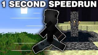 The Unbelievable Way That Minecraft Was Beaten In 1 Second