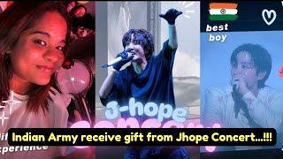 Indian Army received Gift from Jhope!!Indian army in Jhope Concert!!#bts#trending#viral#jhope