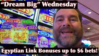 Playing Egyptian Link Slots For A Major Or Grand On Dream Big Wednesday