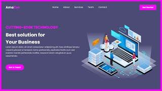 How To Make Website Using HTML And CSS   Website Header Design With HTML And CSS