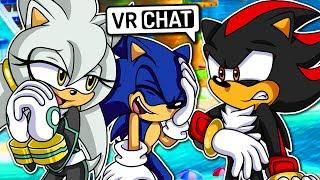 Sonic & Shadow Meet Silvia The Hedgehog! (VR Chat)