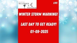 Winter Weather Warning!  01/09/2025