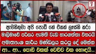 මාලිමාවේ පරිසර ඇමති වැඩ භාරගත්තා විතරයි අමාත්‍යංශ කාර්ය මණ්ඩලය කරපු දේ මෙන්න