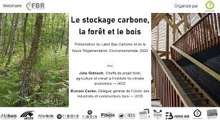 Webinaire - Le stockage carbone, la forêt et le bois