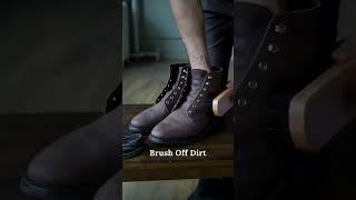 Rugged Care! #thursdayboots #boots #rugged #shoecare #leathercare #mensboots #womensboots