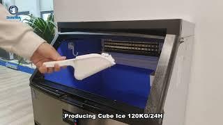 Snowman Cube Ice Maker Machine (KD Series) 90KG 120KG/24H