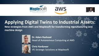 Applying Digital Twins to Industrial Assets with AWS and Maplesoft