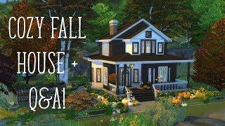 SIMS 4 SPEEDBUILD | COZY FALL HOUSE (Q&A) - INDIGO WHITE