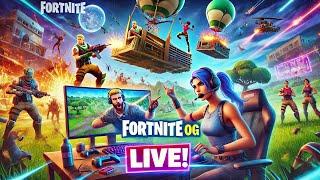 LIVE: FORTNITE OG!  Wer mitspielen will, kann joinen!!