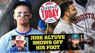 Why did Jose Altuve take his sock off? | Baseball Today