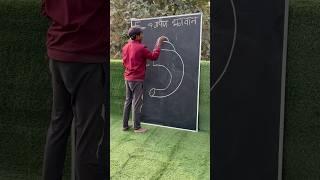 How to draw Ganesh Bhagwaan Using 5 Number with step by step #art #shorts