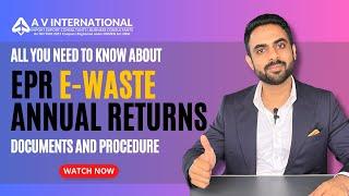 EPR Compliance | Annual Returns for EPR E-waste