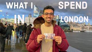 What I Spend in a Day Living in LONDON as a Student 