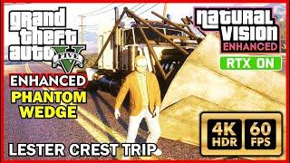 GRAND THEFT AUTO V Natural Vision Enhanced - PHANTOM WEDGE Ray Tracing Graphics [RTX PC 4K 60FPS]