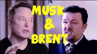 Elon Musk chats to David Brent