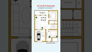 30x40 duplex house plan, 5bhk with car parking, 30 by 40 Home plan 30*40 house design #shorts #viral