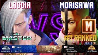 SF6 ▰ Laggia (Master Ed) vs Morisawa (#1 Ranked Modern Jamie) ▰ High Level Gameplay