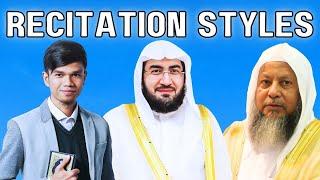 Different Types of Quran Recitations be like