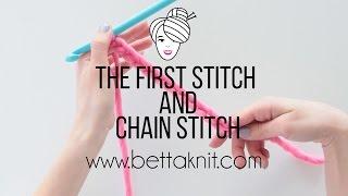 Crochet: The First Stitch (Slip Knot) and Chain Stitch