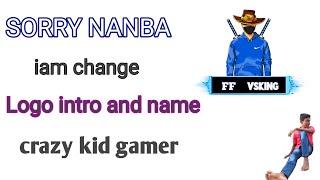 sorry nanba change name intro logo | ff vsking