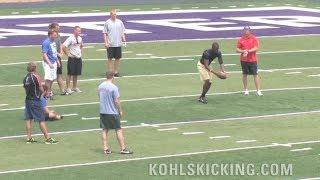 Longest Punt | NFL football punters see who can kick the farthest