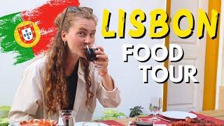 Ultimate LISBON Food Tour | Best Portuguese Food & Drinks  | Foodie Walk Experience