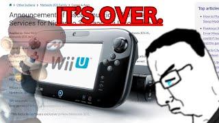 Playing on Wii U online for the last time.