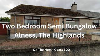 Two. Bedroom Bungalow in Alness - On The North Coast 500 Tourist Route £160K