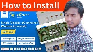 How to Install eCart Web- eCommerce Store Website with Laravel