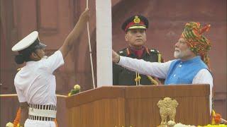 PM Modi Hoists The Tiranga At Red Fort On India's 78th Independence Day