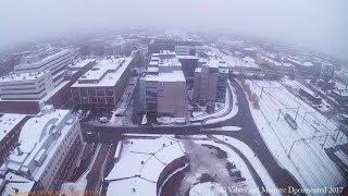 An amazing view from one of the tallest buildings in Finland - Tampere (time lapse)