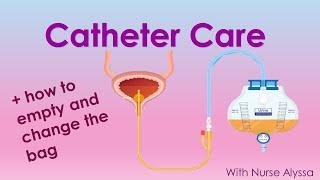 Catheter Care + how to change and clean the bag