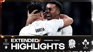 ENGLAND WIN!  | EXTENDED HIGHLIGHTS | ENGLAND V IRELAND | 2024 GUINNESS MEN'S SIX NATIONS RUGBY