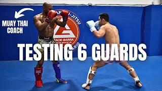 Testing 6 Guards against Muay Thai Coach (Sparring Breakdown)