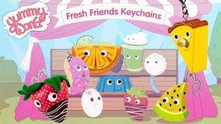 NEW Yummy World Fresh Friends Vinyl Keychain Series! FULL BOX! Toy Box Collectibles