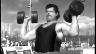 Pure Strength 1990  Dumbell press 100 pounds