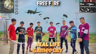 Free Fire Cs Custom In Real Life | Comedy Video | Real Life Free Fire | Kar98 Army