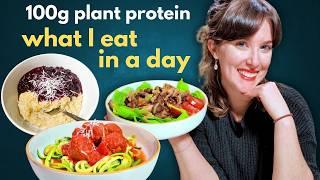 What I Eat in a Day to Reach 100g of Plant-Based Protein