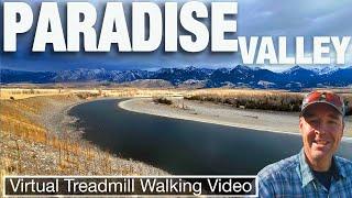 Montana Paradise Valley Virtual Walk - city walks 4k Nature