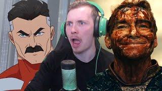 Soldier Vs Psycho! - Omni-Man Vs Homelander - DEATH BATTLE! - Reaction