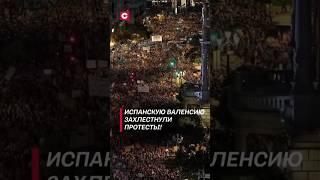 Испанскую Валенсию захлестнули протесты! #протесты #беспорядки #политика #новости #испания #митинги