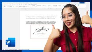 How to insert a digital signature in Word